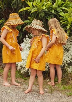 100% cotton Ginger Dress, Designer Pieces, Mermaid Dress, Floral Designs, Natural Fabrics, Kids Wear, Hand Embroidered, Ginger, Bali