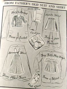 an old fashion sewing book with instructions on how to sew and iron clothes for children