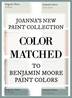 the color matching guide for paint swatches is shown in black and white, with text that