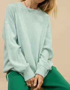 Aerie Long Weekend Waffle Sweatshirt Aerie Sweatshirts, Waffle Sweatshirt, Aerie Clothing, Aerie Sweatshirt, Aerie Sweater, 2024 Christmas, Birthday Wishlist, Knit Sweatshirt, Cool Stuff