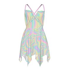 Introducing our Psychedelic Pastel Fairy Slip Dress, a magical and enchanting addition to your wardrobe. With its vibrant and trippy designs, this slip dress is perfect for music festivals, everyday wear, fairy-themed occasions, raves, and summer adventures. Key Features: Psychedelic Pastel Design: Embrace the magic of our fairy slip dress, featuring vibrant and trippy designs that create a captivating and dreamy look. Comfortable and Flattering Fit: Crafted with care, this slip dress offers a comfortable and flattering fit that complements various body types. Versatile Fashion: Whether you're dancing at a music festival, embracing your inner fairy, attending raves, or simply enjoying summer, this dress is the ideal choice for a touch of whimsy and style. Lightweight and Breezy: Made with Pastel Fairy, Fairy Theme Party, Pastel Design, Trippy Designs, Pastel Designs, Fairy Clothes, Music Festivals, Summer Adventures, Dress Clothes For Women