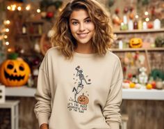 Spooky Season is Here, and it's the Most Wonderful Time of The Year! This Simple, Fall Favorite Inspired Crewneck is perfect for any Halloween Lover or Teacher. Get yours today!! SillyPrintzStudio - Etsy Reading Sweatshirt, Fall Crewneck Sweatshirt, Ghost Reading, Chat Halloween, Teacher Halloween, Pumpkin Sweatshirts, Coffee Sweatshirt, Halloween Nurse, Halloween Sweater