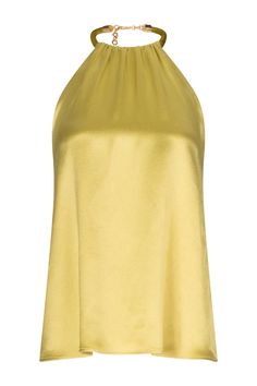 Agatha Blouse Lime – Silvia Tcherassi US High Hips, Halter Neckline, Silk Top, Low Cut, Silk Dress, Color