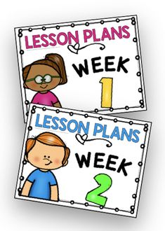 two lesson plans for the first and second grade students to use with their own activities