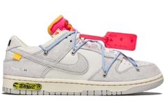 Nike Dunk Low Off-White Lot 38 - DJ0950-113 Off White Dunks, Nike Dunk Low Off White, Off White Dunk, Vans Suede, Perfect Sneakers, Off-white Logo, White Nike Shoes, Off White Shoes, Hype Shoes