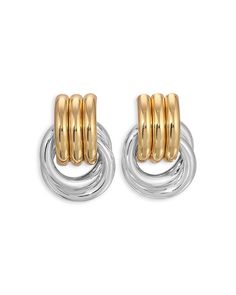 Heaven Mayhem Double Knot Mixed Earrings Jewelry & Accessories - Bloomingdale's Heaven Mayhem Earrings, Heaven Mayhem, Mixed Earrings, Casual Jewellery, Double Knot, Silver Gold Jewelry, Casual Jewelry, Knot Earrings, Christmas 2024