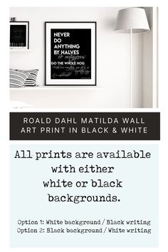 #RoaldDahl #Matilda #BookLoversArt #LiteraryDecor