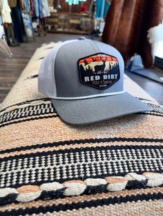 Grey, White, and Orange Deer Red Dirt Hat Co. Snap Back Hat Western Snapback Hat For Outdoor, Southwestern Fitted Hats For Rodeo, Western Brown Snapback Hat, Red Dirt Hat Co, Casual 5-panel Snapback Hat For Rodeo, Short Uggs, Snap Back Hat, Western Boots For Men, Back Hat