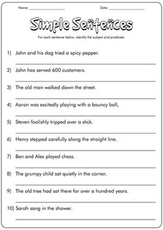 Simple Sentences for Kindergarten Worksheet in 2024 | Kindergarten worksheets, Picture writing prompts, Sentences kindergarten Simple Sentences For Kindergarten, Sentences For Kindergarten, Build Sentences, Writing Worksheets Kindergarten, Sentence Building Worksheets, Sentences Kindergarten, Writing Sentences Worksheets, Sentence Building Activities