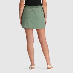 The Ferrosi Skort is constructed using iconic Ferrosi fabric, delivering breathable, stretchy, abrasion, and weather-resistant comfort for hiking, biking, or any sunny day activity. The Ferrosi Skort utilizes iconic Ferrosi fabric that offers the comfort and coverage of a skirt and the functionality of a short for warm days spent outside. The versatile Ferrosi fabric is built from recycled materials. It delivers stretchy, abrasion-resistant performance with a movement-mirroring stretch that allo Lightweight Casual Bottoms For Outdoor, Lightweight Solid Bottoms For Outdoor, Lightweight Recycled Polyester Bottoms For Outdoor, Lightweight Recycled Polyester Outdoor Bottoms, Casual Recycled Polyester Bottoms For Outdoor Activities, Functional Outdoor Bottoms In Recycled Polyester, Lightweight Nylon Bottoms For Outdoor, Lightweight Functional Bottoms For Outdoor Activities, Functional Lightweight Bottoms For Outdoor Activities