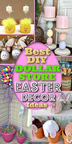 the best dollar store easter decor ideas