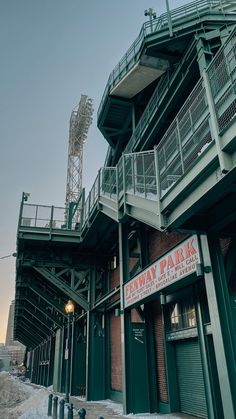 the entrance to fenley park, home of the baseball team's major league teams