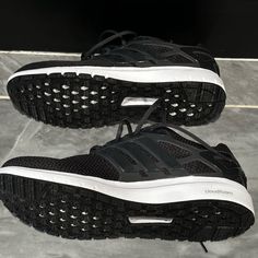 Pre-Owned: Adidas Men's Size 12 Energy Cloudfoam Ba7520 Black Lace Up Mesh Sneakers Shoes. Sneakers Are Basically New Without Tags. Tried On But Not Worn. Don’t Like The Fit On My Foot. Not Wide Enough. See Photos For Details And Ask Any Questions Prior To Purchase Please Smoke Free Home, No Rips, No Tears. Will Ship Next Day Adidas Black Slip-on Running Shoes, Black Synthetic Sneakers With Ortholite Insole, Black Slip-resistant Lace-up Running Shoes, Adidas Cushioned Slip-on Running Shoes, Adidas Black Running Shoes For Jogging, Black Walking Shoes With Ortholite Insole For Sports, Adidas Black Running Shoes With Cushioned Footbed, Black Synthetic Running Shoes With Ortholite Insole, Slip-resistant Black Running Shoes