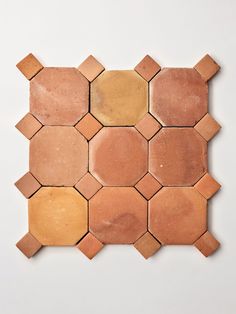 an image of a tile design that looks like hexagonal tiles on the wall