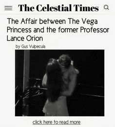 an article about the affair between the vegas princess and the former professional lance orion