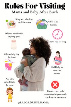 Rules for visiting mama and baby after birth New Mommy Tips, Pregnancy Tips For New Moms, Baby Tips For New Moms, First Time Mom Tips, Biblical Woman, Be Your Priority, Birth Tips, Auntie Era, Newborn Stage