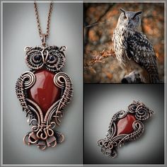 This owl necklace is made of natural stones and copper wire. Pendant size is 6x3 cm (2.4x1.2 inches). Chain length is 60 cm (24'). Colors may vary slightly due to the color calibration of each individual monitor and natural features of stones. More items are available here https://www.etsy.com/shop/BestArtisanGifts?ref=seller-platform-mcnav Mystical Copper Jewelry For Gifts, Mystical Copper Wire Wrapped Necklaces, Artistic Copper Wire Wrapped Necklaces, Bohemian Copper Wire Pendant Jewelry, Owl Wire Wrap, Unusual Gifts For Women, Gifts For Women Birthday, Malachite Jewelry, Owl Necklace