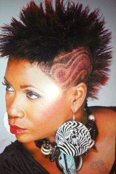 Music Hairstyles, Short Funky Hairstyles, Funky Short Hair, Funk Music, Hair Boutique, Funky Hairstyles, Hairstyles For Black Women