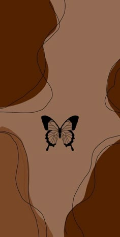 a black and white butterfly flying over the top of a cliff faceted by brown hair