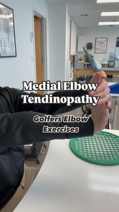 Instagram Golfers Elbow Exercises, Elbow Exercises, Golfers Elbow, Therapy Techniques, Occupational Therapy, Instagram