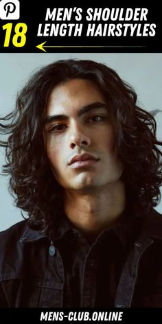 Men's Shoulder Length Hairstyles 18 Ideas: Embracing Modern Style and Versatility - mens-club.online Men Layered Haircut Guys Long Hair, Layered Hair Medium Men, Shoulder Length Mens Hair, Medium Length Mens Hair, Haircuts For Men With Long Hair, Men’s Layered Haircut, Men’s Curly Hair Cuts Medium, Men’s Long Curly Hair, Layered Mens Haircut