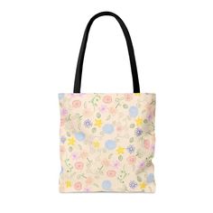 ## Bask In Sunshine With The Floral Pattern Tote BagGet ready to bask in the glory of the Sunshine Bloom Floral Tote! This vibrant, eye-catching floral pattern tote is the perfect way to add a touch of sunshine to your day. Crafted with meticulous attention to detail, this tote bag is the epitome of style and functionality, making it a must-have for any fashion-forward individual.Featuring a stunning yellow floral pattern that radiates warmth and positivity, this cozy tote will instantly brighte Floral Print Tote Bag For Everyday Use, Spring Gift Shoulder Bag With Double Handle, Spring Floral Print Double Handle Bags, Spring Floral Print Double Handle Shoulder Bag, Yellow Floral Print Travel Bag, Summer Floral Print Bags For Everyday Use, Floral Print Bags For Everyday Summer Use, Floral Print Tote Shoulder Bag For Shopping, Spring Floral Print Shoulder Bag For Shopping