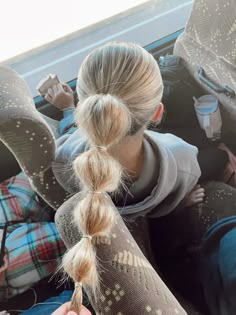 Camping Hairstyles For Long Hair, Meet Hairstyles, Simple Volleyball Hairstyles, Gymnastics Hairstyles