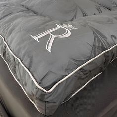 the mattress is made up and ready for someone to put it in their car seat