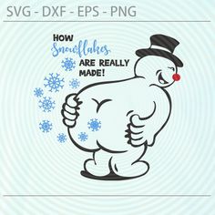 snowflakes are really made svg dxf eps png cut file