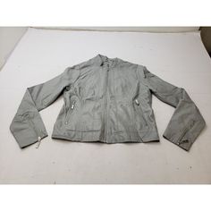 Condition Is New Without Tags. Please See The Photos Above For Details And Measurements. Ships Usps. Faux Leather, Jackets & Coats, Jackets For Women, Collar, Grey, Women Shopping, Leather