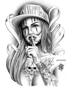 Pin on drawings Art Chicano, Catrina Tattoo, Chicano Love, Girl Face Tattoo, Prison Art, Chicano Style Tattoo, Cholo Art, Chicano Tattoos, Chicano Tattoo