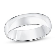 a wedding ring in white gold