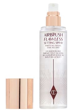 Hydrating Setting Spray, Charlotte Tilbury Airbrush Flawless, Beauty Quiz, Makeup Setting Spray, Airbrush Makeup, Aloe Vera Leaf, Diy Kits Gift, Birthday Wishlist, Makeup Application