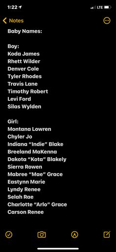 an iphone screen showing the names and numbers of various people in front of a black background