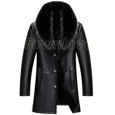 Mens Real Fox Fur Collar Coat Real Sheepskin Leather Jacket Winter Warm Overcoat   Condition: 100%  Brand new & High quality  Asian Size: S M L XL 2XL 3XL 4XL  Material: Leather Color: Black，Brown Occasion : Casual, Fashion Due to manual measurement, please allow 2-3cm error Dear friend: If you feel difficult to choose the size ,you can feel free to contact us, we will give you some suggestion,but it is for you reference only.   Payment Auction Item Number, your Full Name and Shipping Address MU Winter Sheepskin Long Sleeve Outerwear, Sheepskin Long Sleeve Outerwear For Fall, Winter Sheepskin Outerwear With Long Sleeves, Fall Outerwear With Faux Fur Lining And Sheepskin, Fall Sheepskin Outerwear With Faux Fur Lining, Winter Sheepskin Leather Jacket With Pockets, Sheepskin Leather Jacket With Faux Fur Lining For Fall, Classic Long Sleeve Sheepskin Outerwear, Classic Sheepskin Long Sleeve Outerwear