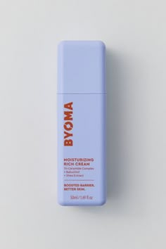 Show your skin some love with this deep moisturizing cream by BYOMA infused with a unique, barrier-boosting tri-ceramide complex, restorative bakuchiol and shea extracts to reinforce the skin barrier. This rich moisturizing cream melts into your skin for intense hydration. Made vegan and cruelty free. Features Deep moisturizing cream by BYOMA Helps hydrate, smooth and reinforce your skin’s natural barrier Key ingredients: Tri-Ceramide Complex, Restorative Bakuchiol, Shea Extracts Alcohol & fragr Byoma Moisturizer Rich Cream, Byoma Moisturizing Rich Cream, Dm Best Products, Cute Moisturizer, Preppy Moisturizer, Byoma Skin Care, Preppy Skin Care, Byoma Moisturizing, Recital Makeup