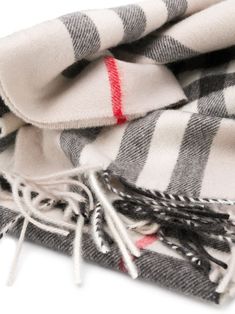 The Classic Check Cashmere Scarf is made at a 200-year-old mill in the Scottish countryside. Using 30 different steps, the scarf is woven on traditional looms. The fabric is washed in local spring water and carefully brushed with teasels for a super-soft finish. | Burberry The Classic Check Cashmere Scarf Giant Check, Scottish Countryside, Burberry Classic, Burberry Scarf, Scottish Plaid, Cheque Design, Spring Water, Detail Shop, Burberry Women