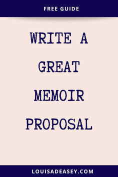 the text write a great memory proposal