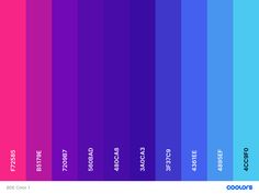 an image of the color scheme for different colors