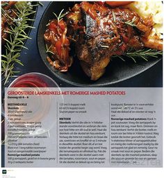 an article in the magazine shows meat and potatoes