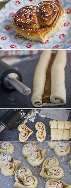 some food that is being prepared on a plate and in the process of being cooked