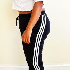 Never Worn Authentic Adidas Sweat Pants In Xl. They Have Double Lines And A Black Leather Logo On The Right Hand Side. Adidas Athleisure Joggers For Loungewear, Adidas Sweatpants For Loungewear, Athleisure Style, Adidas Sweatpants For Loungewear, Adidas Athleisure Sweatpants For Loungewear, Adidas Sweatpants For Loungewear In Athleisure Style, Casual Adidas Sweatpants For Loungewear, Athleisure Pants With Three Stripes For Loungewear, Athleisure Loungewear Pants With Three Stripes, Adidas Casual Joggers For Loungewear