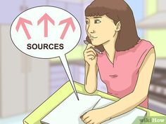 a woman talking on her cell phone while sitting in front of a sign that says sources