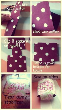 instructions for how to make an origami box with polka dots on the inside