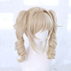 Anime genshin Impact barbara haipiece Hair Cosplay Wigs Harajuku Hairpiece Genshin Impact Barbara, Styled Wigs, Character Appearance, Harajuku Wigs, Wigs Cosplay, Wig Styling, Anime Wigs, Cosplay Hair, Fake Hair