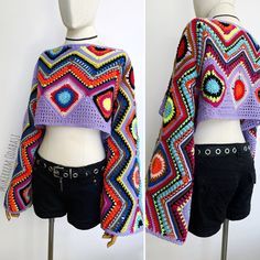 Crochet boho crop top.One size. Bohemian Crop Top For Fall, Fall Bohemian Crop Top, Bohemian Crop Top For Fall Festivals, Fitted Long Sleeve Crochet Top For Festival, Fall Festival Bohemian Crop Top, Hippie Crochet Cropped Top, Hippie Crochet Cropped Crop Top, Bohemian Cropped Crochet Top For Festivals, Hippie Crochet Crop Top For Festival