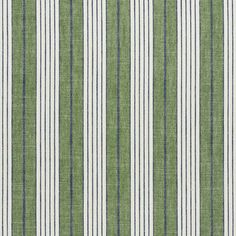 a green and white striped fabric