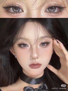 Anime Style Eyes, Makeup Ide, Makeup Layout, Butterfly Woman, Korean Natural Makeup, Asian Makeup Tutorials, Angel Makeup, Realistic Eyes, Korean Makeup Look