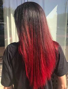 Red Color Hair, 2014 Hair Trends, Brown Ombre Hair Color, Natural Dark Hair, Dark Ombre Hair, Black Hair Ombre, Ombre Hairstyles, Best Ombre Hair