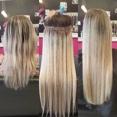 Before And After Hair, Blonde Extensions, Before And After Pics, Blonde Hair Extensions